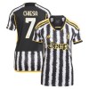 Goedkope Juventus 2023-24 Chiesa 7 Dames Thuisshirt